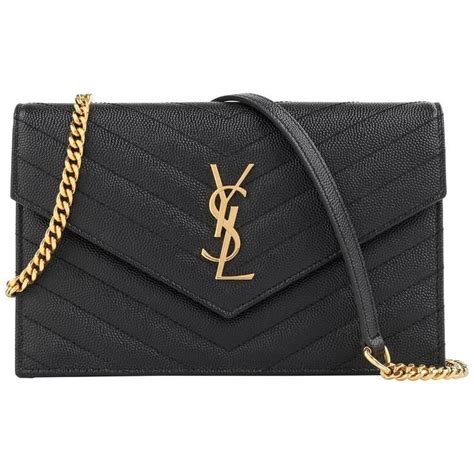 YSL ENVELOPE WALLET ON CHAIN .